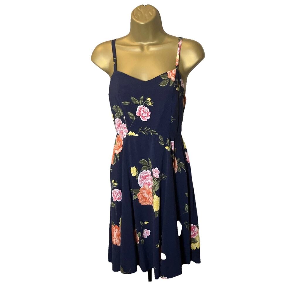Old Navy Smocked Floral Mini Dress – Size S – Boho Sundress